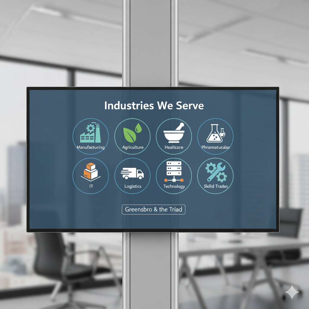 Industries we serve in Greensboro